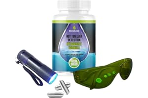 New Glow Leak UV Hot Tub Leak Detection Kit Easy-to-Use Water Leak Locator for Hot Tubs and Spas (Neon Green) (Neon Green)