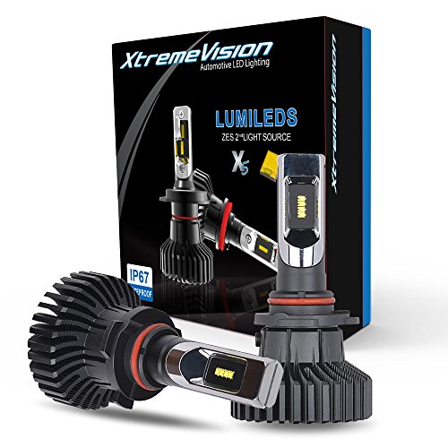XtremeVision X5 12,000LM – 9005 LED Headlight Conversion Kit – 6500K ZES Custom-Made – 2018 Model