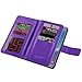 Galaxy Note 5 Case, Note 5 Case BENTOBEN Note 5 Wallet Case Stand Premium PU Leather Folio Book Style Multiple Card Slots Cash Pocket with Magnetic Closure Case Cover for Samsung Galaxy Note 5 Purple