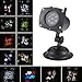 SOLLED Christmas Projector Lights 12 Pattern LED Light Projector/Star Shower Projector Light - Holiday Spotlight with RF Wireless Remote Perfect for Patio Xmas, Wedding,Holiday,Party Decor (02)
