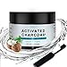 BQ Teeth Whitening Charcoal Powder Coconut Activated Charcoal Teeth Whitening Powder with Toothbrush 100% Natural Food Grade, 2.1 oz | Manufactured in Japan