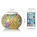 Senbowe™ Solar Powered Mosaic Glass Ball LED Garden Lights,Color Changing Solar Table Lamps,Waterproof Solar Outdoor Lights for Christmas,Home,Yard, Patio,,Ideal Gifts - 5.12 4.13 In