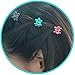 60 Pcs Petal Hair Clips, Bantoye Girls Beautiful Mini Flower Hair Clips Hair Accessories for Girls and Women, Random Color