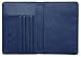 NapaWalli Leather Passport Holder Wallet Cover Case RFID Blocking Travel Wallet (nappa purplish blue)