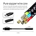 Type C to 3.5mm Headphone Audio Jack Adapter,ACCGUYS USB-C to 3.5mm Female Aux Headphone Connector Cable Cord for OnePlus 7 Pro/Motorola Moto Z, Le 2 / Le Pro 3,Huawei Mate 10 pro (Black)