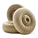 Wooden Toy Wheels 1-1/2 inch Diameter 1/2 inch Width with a 1/4 inch Hole, Bag of 100