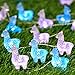 Impress Life 3D Alpacas Llama Fairy Indoor String Lights Decorations,10 Foot 30 LEDs Blue Pink Animal Lighting Decor, USB Plug-in and Battery Powered with Remote for Bedroom Wedding Party