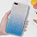MILPROX Glitter Case Compatible for iPhone 8 Plus/7 Plus, Shiny Sparkle Bling, 3 Layer Hybrid Protective Soft Phone Case Compatible for iPhone 7 Plus/8 Plus