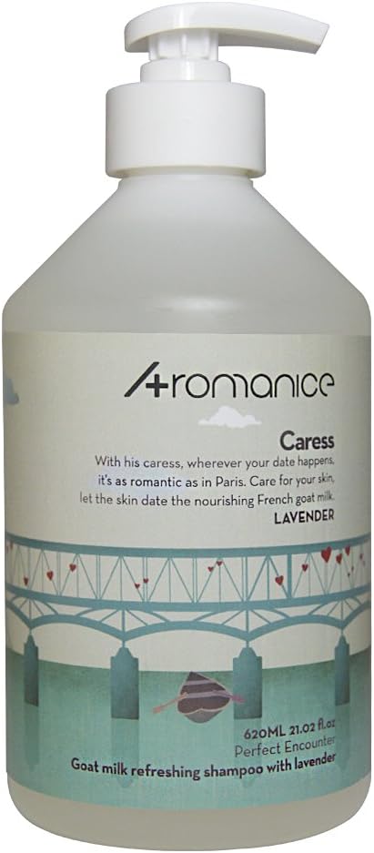 Aromanice Goat Milk Shampoo,Lavender,Nourishing,Silicon Free,620ML(20.9 Oz)
