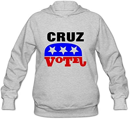 SHJQ Women's Sweater Ted Cruz For President 2016 Ash Size XXL