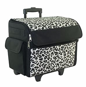 Image of Everything Mary Rolling Sewing Machine Tote, Cheetah