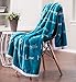 Chanasya Healing Warm Hugs Gift Throw Blanket - Sympathy Gift Cancer Chemo Survivor Get Well Caring Gifts - Comfort Gift Blanket for Love Support Strength - Women Men Friend Grandma - Teal