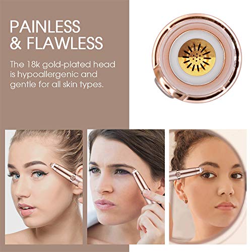 image for CCHOME Eyebrow Hair Remover, Electric Eyebrow Trimmer Epilator for Wom