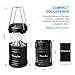2 Pack Collapsible LED Camping Lanterns, Flashlights Emergency Tent Light for Backpacking, Hiking, Fishing - Outdoor Portable Lighting Camping Equipment