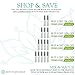 Suvi Naturals Lash & Eyebrow Serum – Achieve Luscious Length and Thicker, Fuller Growth – Natural Formula with Vitamin E & Arginine, 0.17 lf. oz