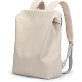 NYFEIZI Travel Backpack, 18 Inch Lightweight Airy Waterproof Backpack, Durable Laptop Bookbag, Anti-Slip Compartments, Ideal for Travel, Work, School (White)