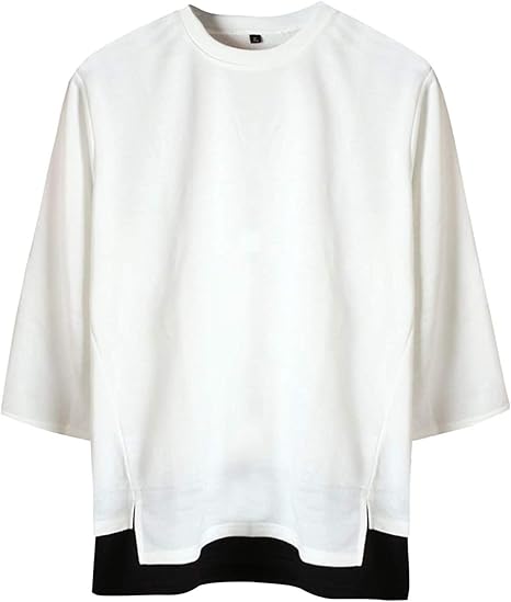 Amazon サコイユ サラッと良質感 7分袖 Or 長袖 カットソー パーカー M 6xl レイヤード風 スウェット Tシャツ メンズ Tシャツ カットソー 通販