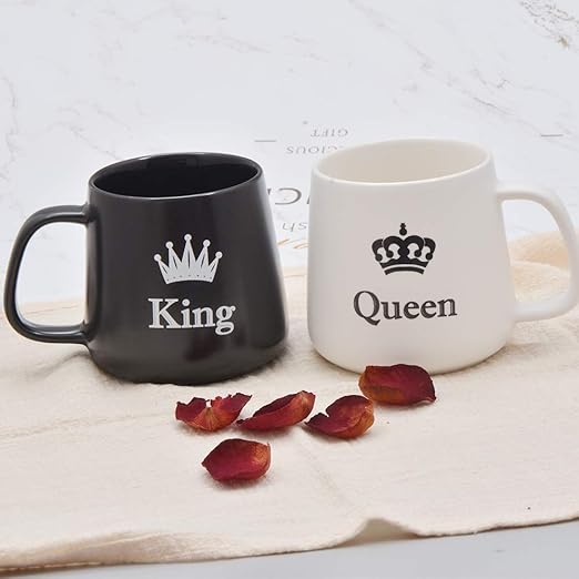 King \u0026 Queen Couple Mug,Coffee Mugs,Tea 