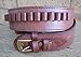 Brown Deluxe Cartridge GUNS4US Belt SASS Genuine Leather Style 44/45 LC Ammo Loops Western Cowboy Gun Pistol By GUNS4US