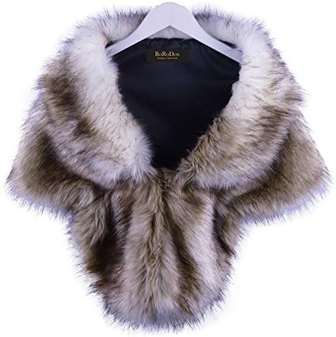 Warm Faux Fur Wedding Shawl Perfect For Wedding Party Show