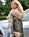 Roiii® Thickened Faux Fur Camouflage Parka Women Hooded Long Winter Jacket Overcoat