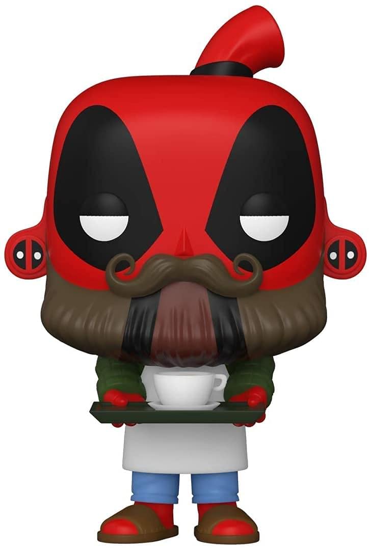 Funko POP! Marvel: Deadpool 30th - Coffee Barista - Collectable Vinyl Figure - Gift Idea - Official Merchandise - Toys for Kids & Adults - Comic Books Fans - Model Figure for Collectors and Display