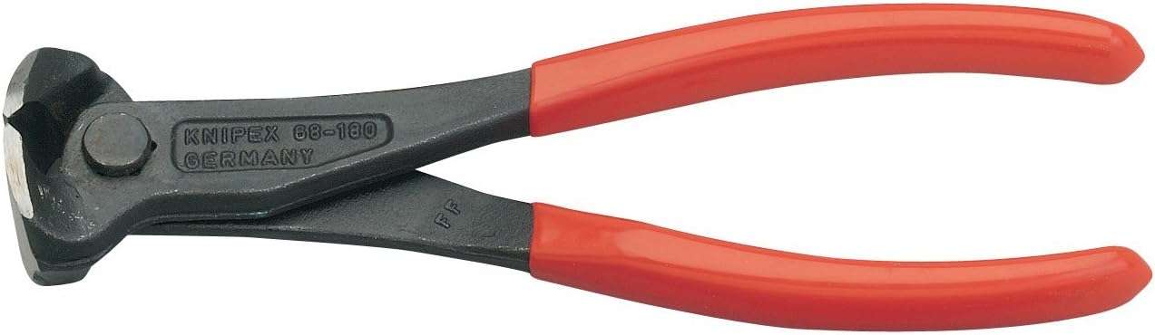 Knipex 80305 180mm End Cutting Nippers, White, 180 mm