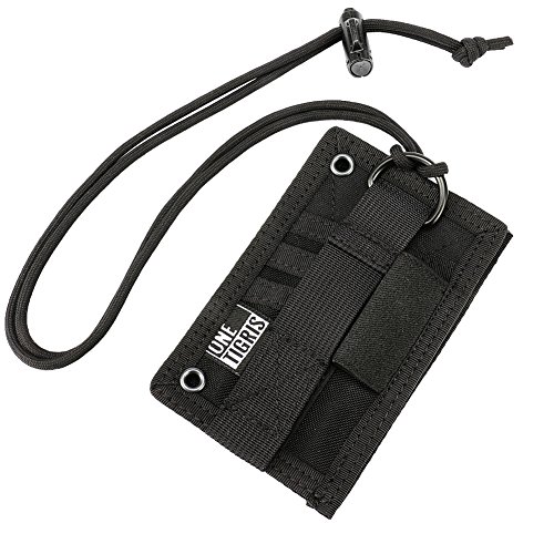 Tactical ID Card Holder Hook & Loop Patch Badge Holder Neck