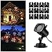 SOLLED Christmas Projector Lights 12 Pattern LED Light Projector/Star Shower Projector Light - Holiday Spotlight with RF Wireless Remote Perfect for Patio Xmas, Wedding,Holiday,Party Decor (02)