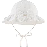 Summer Baby Hats for Girls Cotton Infant Sun Hat Bowknot Toddler Bucket Hats 0-2 Years