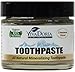 Viva Doria Fluoride Free Natural Mineralizing Toothpaste - Cinnamon (3 oz Glass jar)