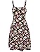 Tom's Ware Womens Stylish Floral Print Adjustable Strap Skater Dress