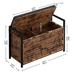 IRONCK Shoe Storage Bench with Door