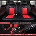 Super PDR 13pcs Microfiber leather Universal Fit seat covers set for cars full set 5 Seats,Anti-Slip Backing , Airbag Compatible(coffee L)