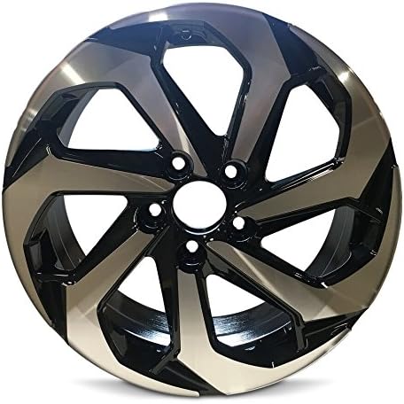 Amazon Com Road Ready Car Wheel For 2016 2017 Honda Accord 17 Inch 5 Lug Black Machine Face Diamond Cut Aluminum Rim Fits R17 Tire Exact Oem Replacement Full Size Spare Automotive