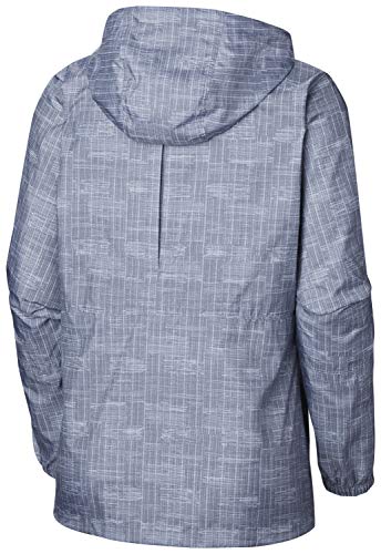 Columbia Women's Flash Forward Printed Windbreaker, Tradewinds Grey Ikat, Medium