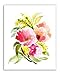 Tangible Prints The Floral Watercolor Pastel Flower Art — Set of Three 8x10 Photos