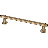 Franklin Brass (10-Pack) – Champagne Bronze Cabinet Handles, 5-1/16 Inch Hole Center, Casual Pulls for Drawers, Kitchen Cabin