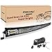 OEDRO 52Inch 1525W Curved LED Light Bar Quad-Row Spot Flood Combo Led Work Lights Off Road Driving Fog Lamp with Wiring Harness, Fit for Pickup Jeep SUV 4WD 4X4 ATV UTE Truck Tractor (12/24V)
