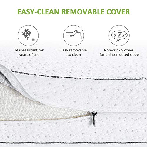 Dourxi Crib Mattress, Toddler Mattress Dual Sided Comfort Memory Foam Mattress with Removable Breathable Cover and Extra Waterproof Protector, Standard Size Crib Mattress for Infant Baby and Toddler - Thumbnail 3