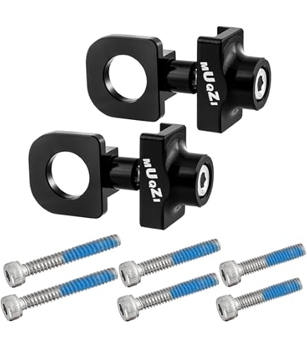 2Pcs Bike Chain Tensioner for Fixed Gear Single Speed Track Bicycle 10mm : Sports & Outdoors
