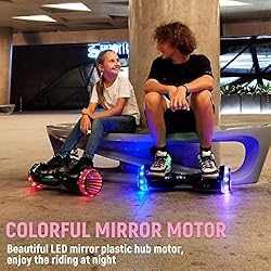 SISIGAD Hoverboard, 6.5" Flash Wheel Self Balancing