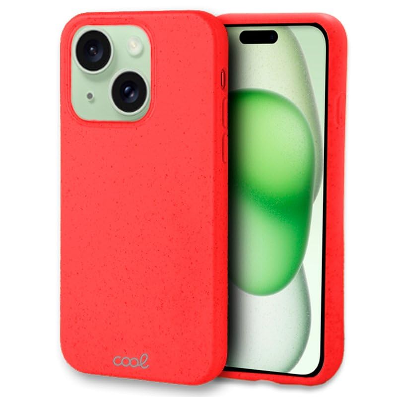 Cool Case for iPhone 15 Plus Eco Biodegradable Red