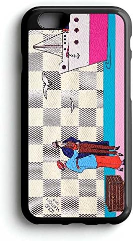 Gebleg-the best ship white pattern for iPhone 6 case Black Hard Plastic Case