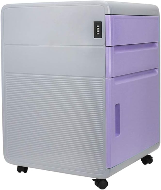 Amazon Com Password File Cabinet Data Storage Locker Activity Three Pumping Lock Drawer Cabinet Desk Under The Password Cabinet Color Purple Size 414059cm Home Kitchen