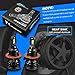 JDM ASTAR Newest Version T1 10000 Lumens Extremely Bright High Power H13 9008 All-in-One LED Headlight Bulbs Conversion Kit, Xenon White