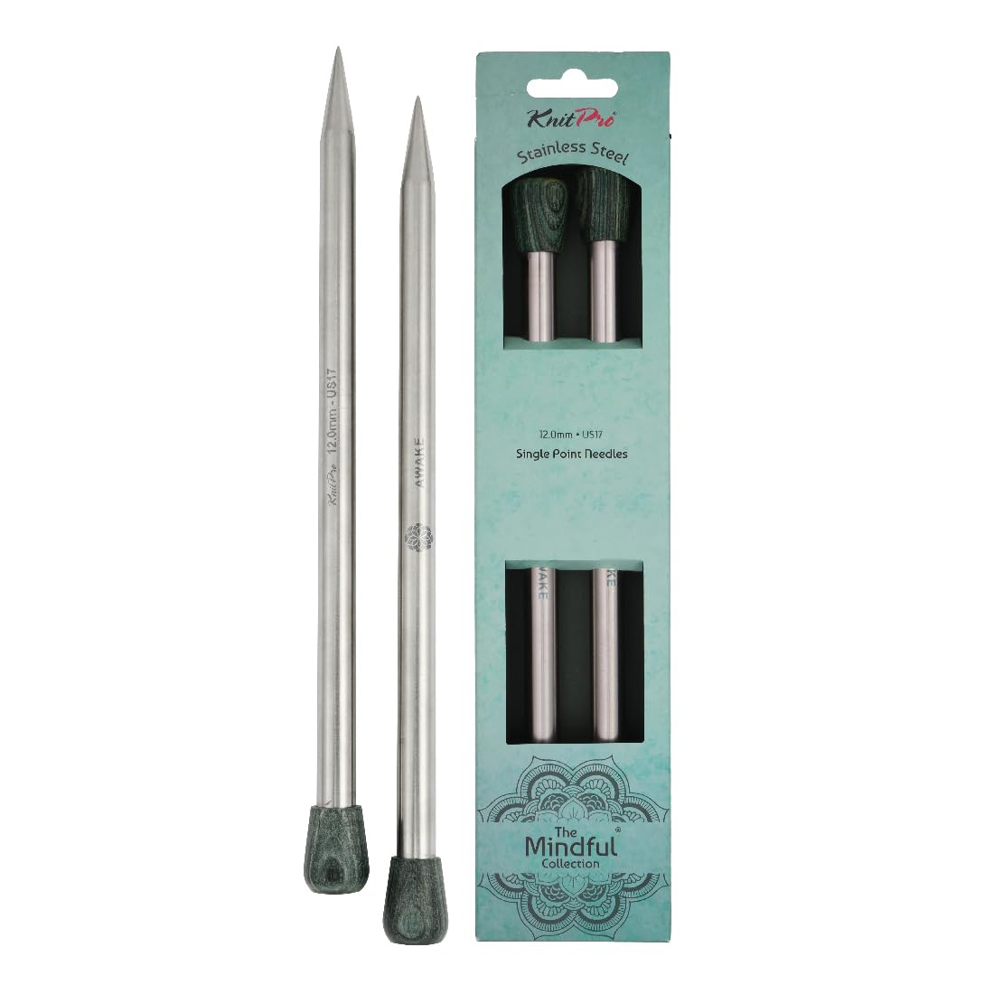 KnitPro The Mindful Collection Single Pointed Needles 16" (40cm) | Size 12mm