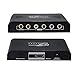 NEWCARE HDMI to 1080P Scaler Component Video (YPbPr) Converter,HDMI to Component Adapter Support R/L Audio Output (Black)