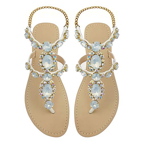 crystal flip flops for wedding