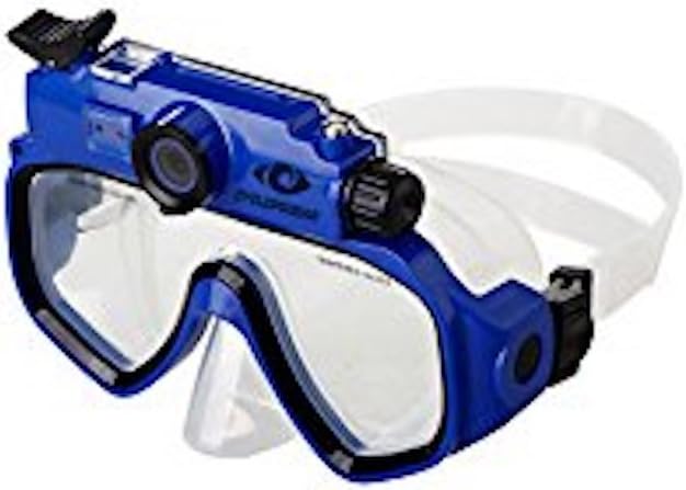 Cyclops Gear CGDIVE720BLU 720P HD Scuba Goggles - Blue